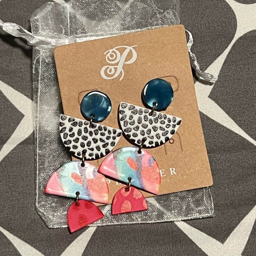 NEW Mix Print Plunder Earrings